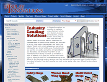 Tablet Screenshot of displayinnovations.com